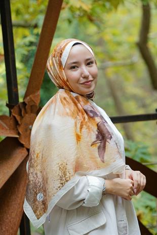 Loryan Scarf Dıamond Anna Şal - Açık Sarı