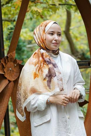 Loryan Scarf Dıamond Anna Şal - Açık Sarı