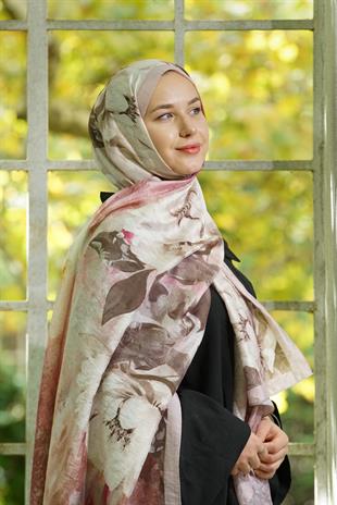 Loryan Scarf Dıamond Anna Şal - Gül Kurusu