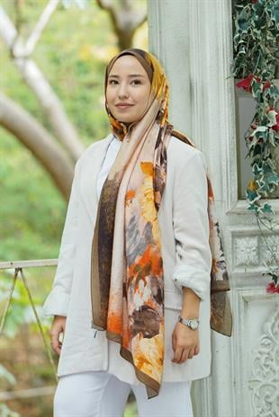 Loryan Scarf Dıamond Anna Şal - Koyu Haki