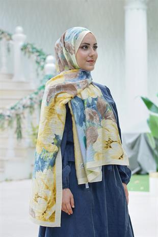 Loryan Scarf Dıamond Anna Şal - Sarı