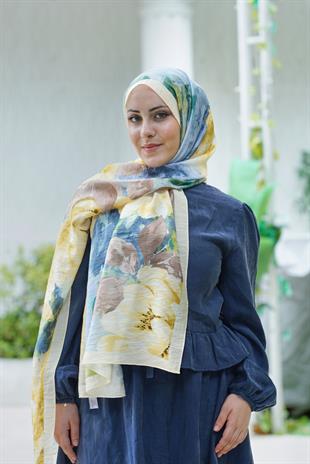 Loryan Scarf Dıamond Anna Şal - Sarı