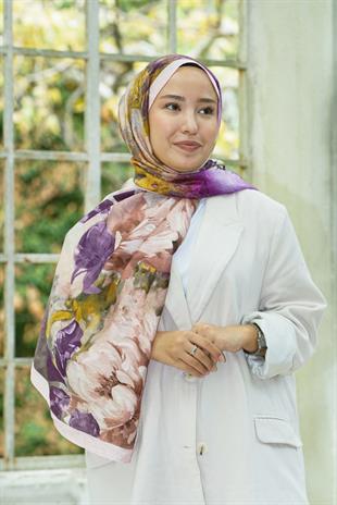 Loryan Scarf Dıamond Anna Şal - Şeker Pembe