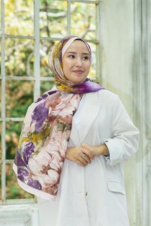 Loryan Scarf Dıamond Anna Şal - Şeker Pembe