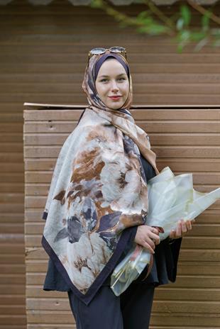 Loryan Scarf Dıamond Anna Şal - Siyah