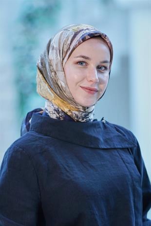 Loryan Scarf Dıamond Della Eşarp - Acı Kahve