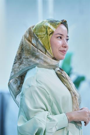 Loryan Scarf Dıamond Della Eşarp - Çağla