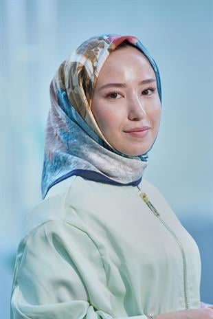 Loryan Scarf Dıamond Della Eşarp - Lacivert