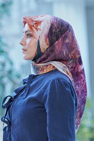 Loryan Scarf Dıamond Della Eşarp - Pembe