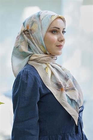 Loryan Scarf  Dıamond Elisa Eşarp - Bej