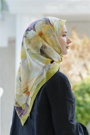 Loryan Scarf  Dıamond Elisa Eşarp - Fıstık Yeşil