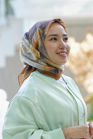 Loryan Scarf  Dıamond Elisa Eşarp - Hardal