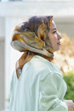 Loryan Scarf  Dıamond Elisa Eşarp - Hardal