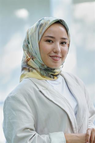 Loryan Scarf  Dıamond Elisa Eşarp - Koyu Sarı