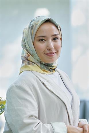 Loryan Scarf  Dıamond Elisa Eşarp - Koyu Sarı