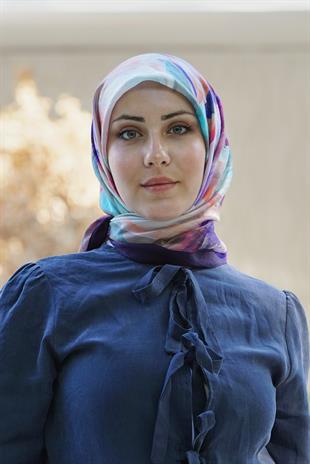 Loryan Scarf  Dıamond Elisa Eşarp - Lacivert