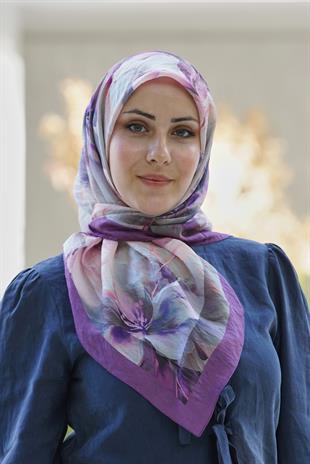 Loryan Scarf  Dıamond Elisa Eşarp - Lila