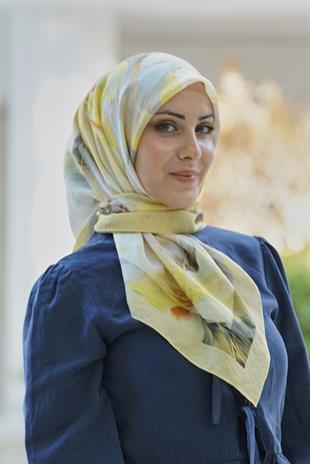 Loryan Scarf  Dıamond Elisa Eşarp - Sarı