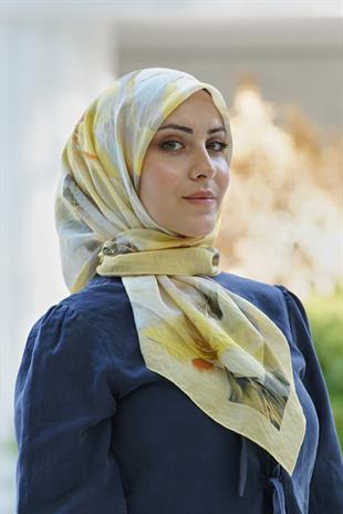 Loryan Scarf  Dıamond Elisa Eşarp - Sarı