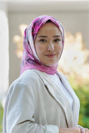 Loryan Scarf  Dıamond Elisa Eşarp - Şeker Pembe