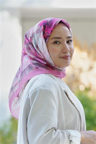 Loryan Scarf  Dıamond Elisa Eşarp - Şeker Pembe