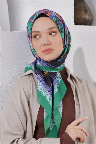 Loryan Scarf Diamond Eşarp - Diamond Diya İpeksi Eşarp 4317 Benetton