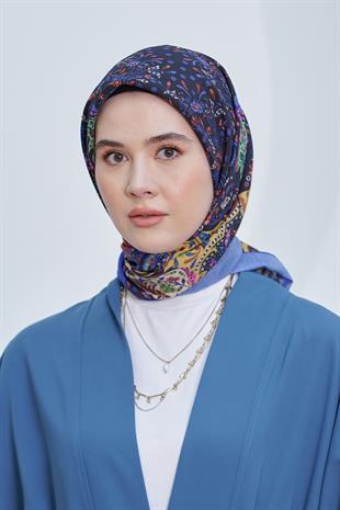 Loryan Scarf Diamond Eşarp - Diamond Harmony Black İpeksi Eşarp 4316 SAKS
