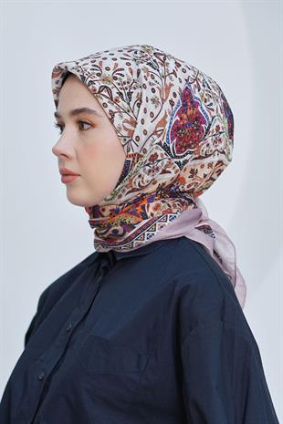 Loryan Scarf Diamond Eşarp - Diamond Harmony İpeksi Eşarp 4295 Somon