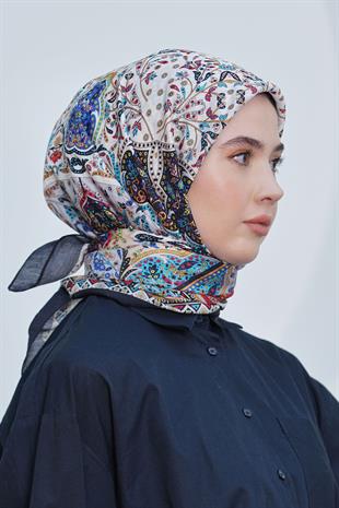 Loryan Scarf Diamond Eşarp - Diamond Harmony İpeksi Eşarp 4295 Siyah