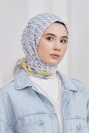 Loryan Scarf Diamond Eşarp - Diamond Royal İpeksi Eşarp 4283 Bej