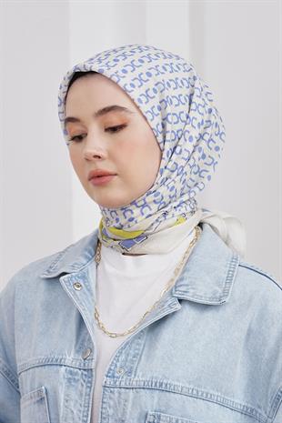 Loryan Scarf Diamond Eşarp - Diamond Royal İpeksi Eşarp 4283 Bej