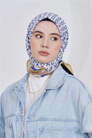 Loryan Scarf Diamond Eşarp - Diamond Royal İpeksi Eşarp 4283 Hardal