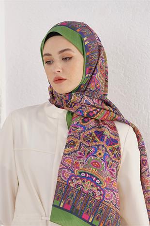 Loryan Scarf Diamond Şal - Diamond Harmony İpeksi Şal 4281 Benetton