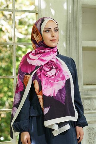 Loryan Scarf Dıamond  Dina Şal - Bej