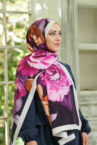 Loryan Scarf Dıamond  Dina Şal - Bej