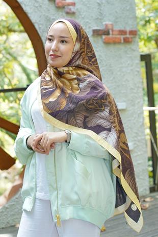 Loryan Scarf Dıamond  Dina Şal - Sarı