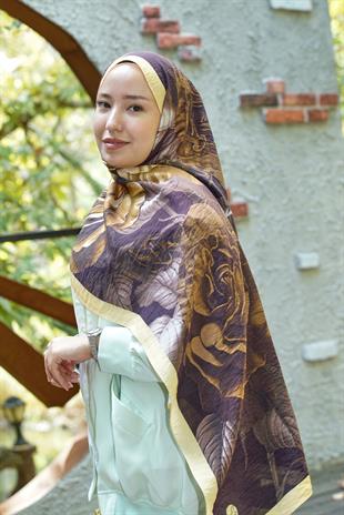 Loryan Scarf Dıamond  Dina Şal - Sarı