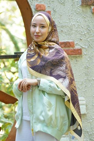 Loryan Scarf Dıamond  Dina Şal - Sarı