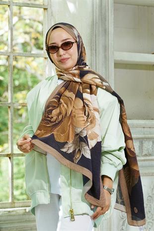 Loryan Scarf Dıamond Dina Şal - Vizon