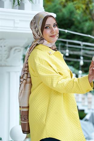 Loryan Scarf Dıamond  Ekose Zincir Şal - Haki