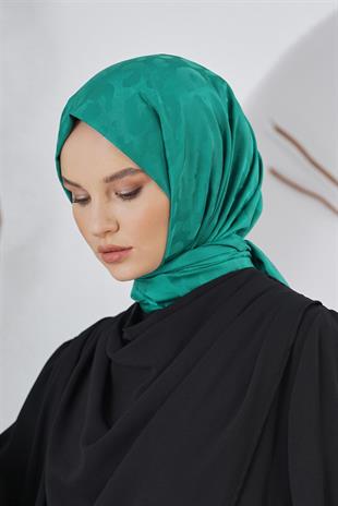 Loryan Scarf Floş Jakar Serisi Leopar Desenli Şal Benetton