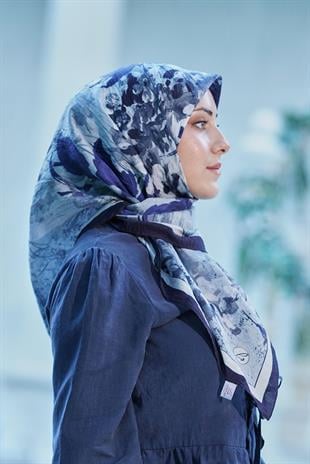 Loryan Scarf Dıamond  Henna Eşarp - Lacivert