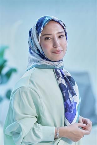 Loryan Scarf Dıamond  Henna Eşarp - Mint