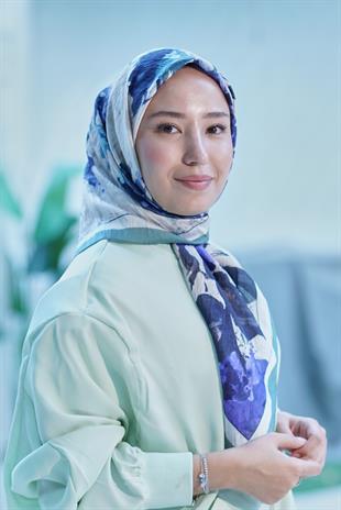 Loryan Scarf Dıamond  Henna Eşarp - Mint