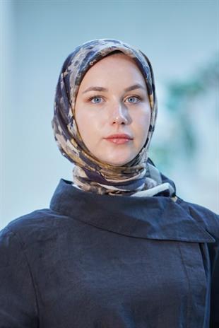 Loryan Scarf Dıamond  Henna Eşarp - Siyah