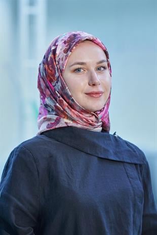 Loryan Scarf Dıamond  Henna Eşarp - Vizon/Pudra