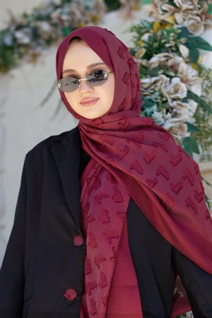 Loryan Scarf Lavin Liana Şal - Bordo