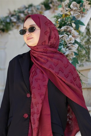Loryan Scarf Lavin Liana Şal - Bordo