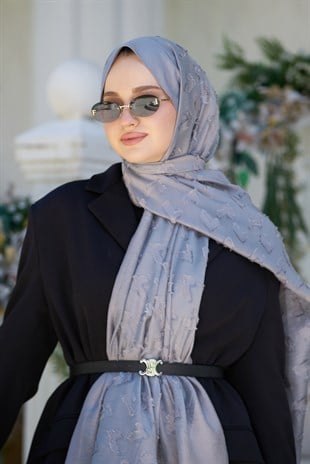 Loryan Scarf Lavin Liana Şal - Füme 
