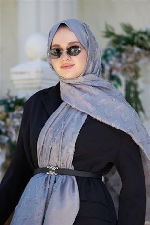 Loryan Scarf Lavin Liana Şal - Füme 